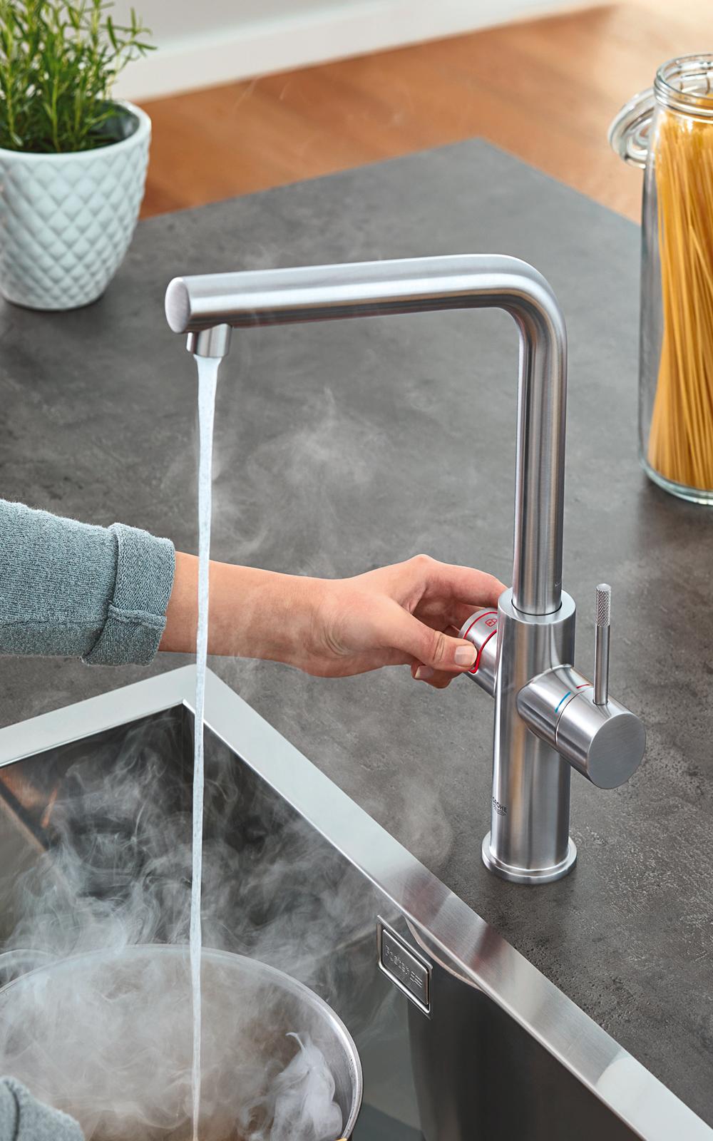 Designer Drei Wege Wasserhahn Grohe U Auslauf Supersteel Neues Wasser